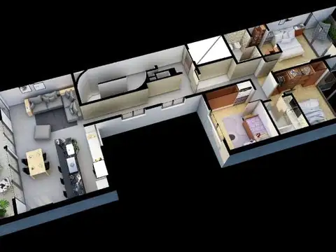 Departamento en Venta de 1 dormitorio