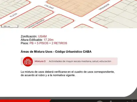 Terreno en Venta en Villa Ortuzar, USD 480.000