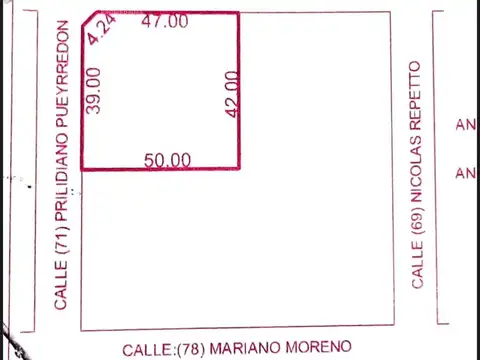 Terreno en Venta en Olivos, USD 3.100.000