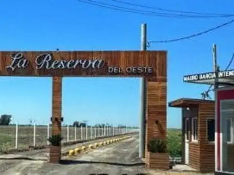 VENTA LOTE LA RESERVA DEL OESTE, GENERAL RODRIGUEZ