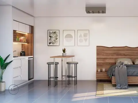 Departamento 2 ambientes con 1 baño
