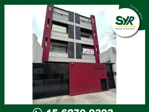 DEPARTAMENTOS DE 2 AMBIENTES A ESTRENAR EN MUNRO