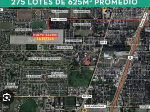 Terreno en venta en Countries y Barrios Cerrados en Pilar