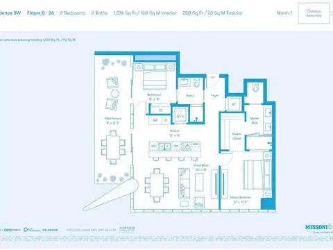 Departamento en Venta en Miami, USD 894.900