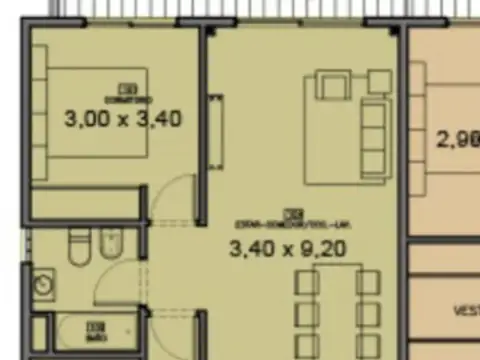 VENTA DPTO 3 AMB, POZO, EN NUÑEZ - . APTO BLANQUEO