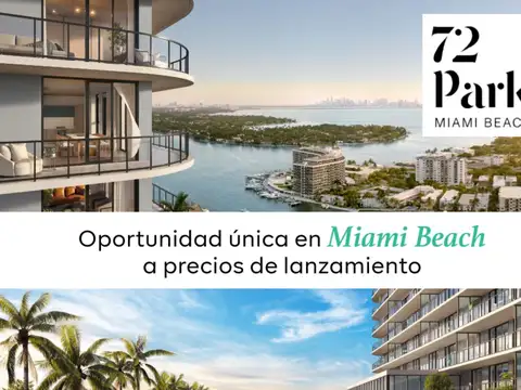 Venta Departamento 1 Dormitorio en 72 Miami Beach