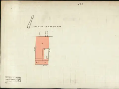 Terreno en Venta 18  mts Fondo