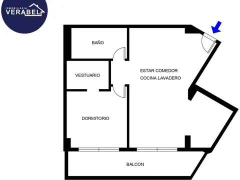 Departamento en Alquiler de 1 dormitorio