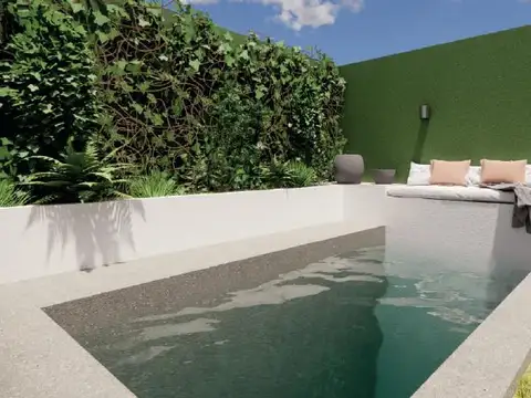 Depto Tipo Casa 3 ambientes con 2 baños