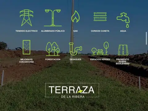 300 mts- Terraza de la Ribera