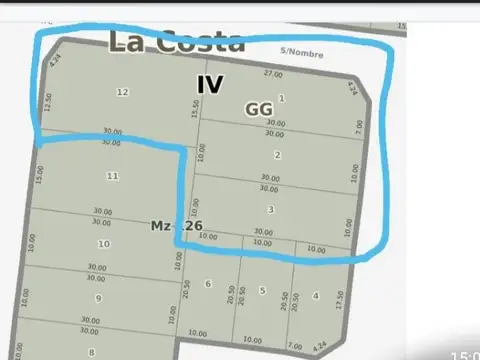 Excelente oportunidad lote en Santa Teresita solo queda uno disponible