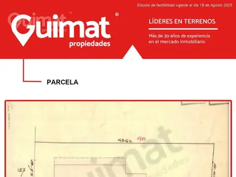 Terreno en Venta de 377,0 m2