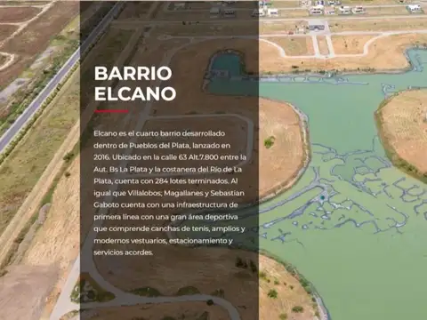 Venta de lote en barrio privado Elcano