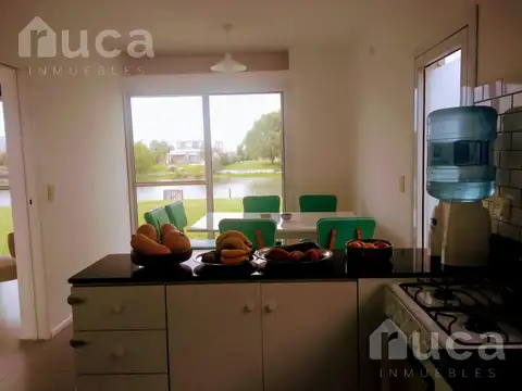 ALQ  ANUAL| El Canton Norte Moderna Casa sobre Laguna c/Piscina