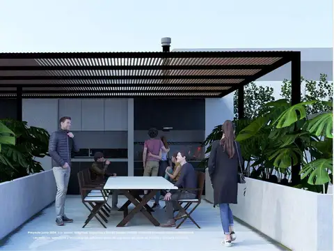 Departamento 2 ambientes con 1 baño