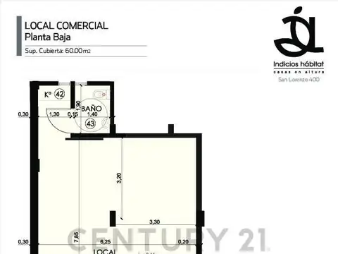 San Lorenzo 400, Piso 0