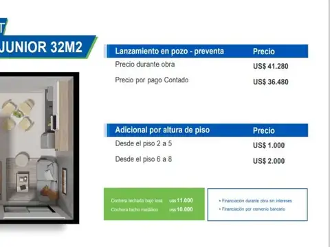 Departamento en Venta en Luque, USD 39.327