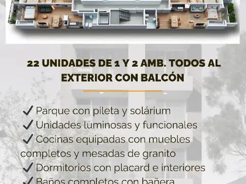 Departamento en Venta al Norte