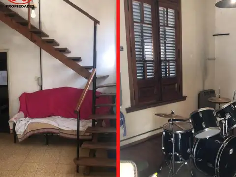Depto Tipo Casa 3 ambientes con 2 baños