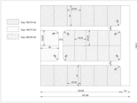 Terreno en Venta de 750,0 m2