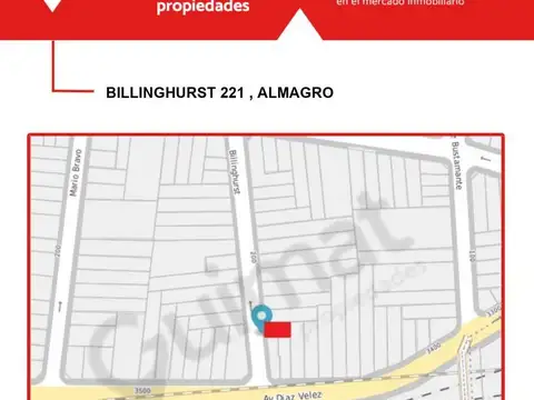 Terreno en Venta en Almagro, USD 245.000