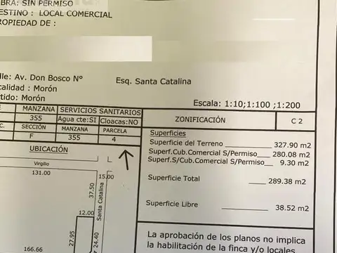 Galpon en Venta en Moron Sur, USD 200.000