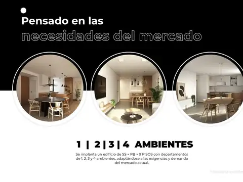 Departamento en Venta de 3 ambientes