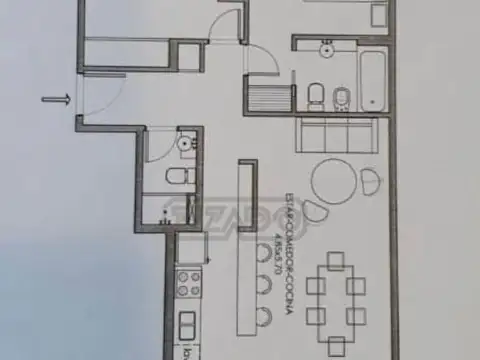 Departamento en Venta con 1 cocheras