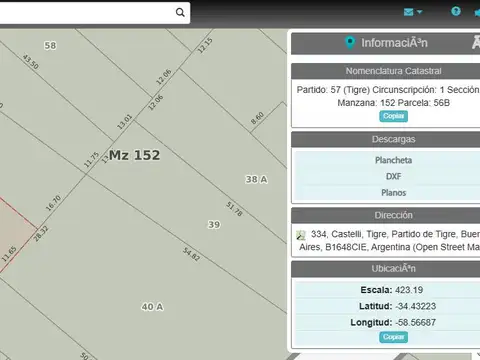 Terreno en Venta en Ciudad De Tigre, USD 570.000
