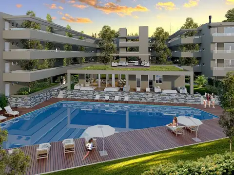 Alquiler Departamento 3 ambientes balcón terraza parrilla en La Lonja Pilar