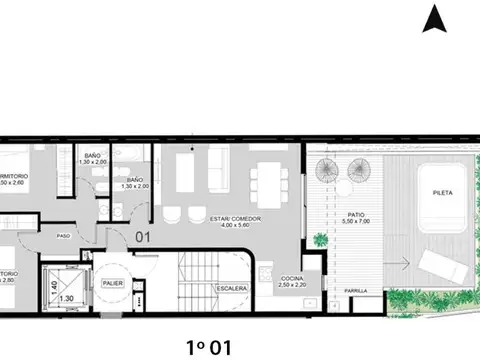 Moreno 1151 2º 01 | Moreno 1100