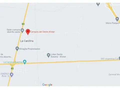 Campos del Oeste (Alvear) - Terreno de 257mts2
