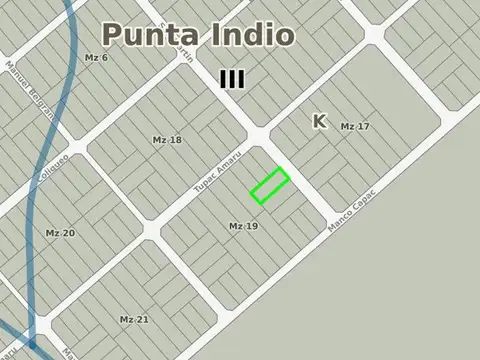Terreno en Venta en Punta Indio, USD 19.000
