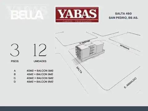 Departamento en Venta en San Pedro, USD 1