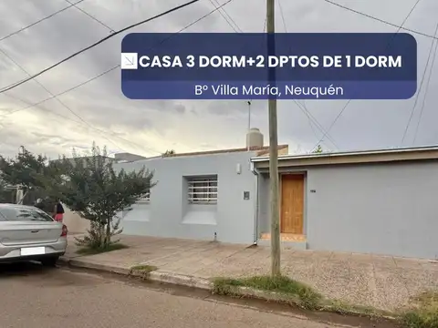 Casa 3 dorm + 2 Dptos de 1 dorm EN VENTA, Nqn