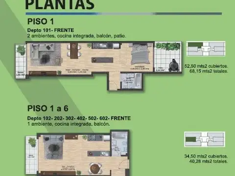 Departamento en Venta en Flores, USD 80.560