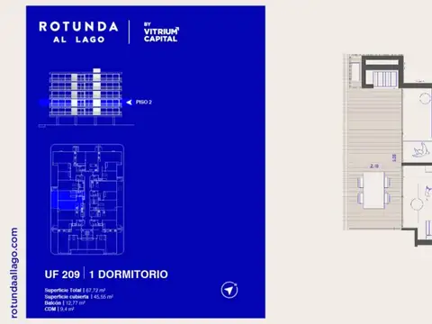 Rotunda al Lago 1 dorm Diciembre 2027