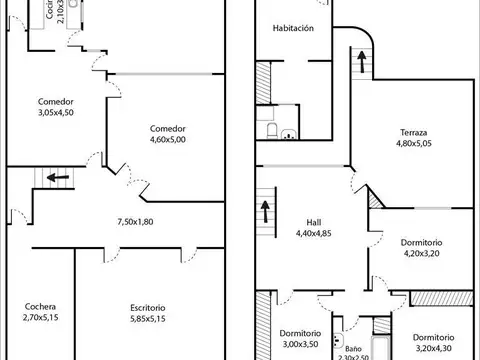 VENTA CASA 4 AMBIENTES CON COCHERA Y PARQUE EN FLORES