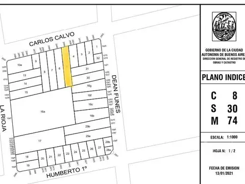 Terreno en Venta de 1,0 m2