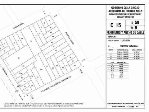 Terreno en Venta de 176,0 m2