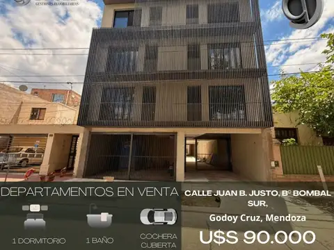 Departamento en venta de 1 dormitorio c/ cochera en Godoy Cruz