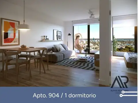 Departamento Monoambiente con 1 baño