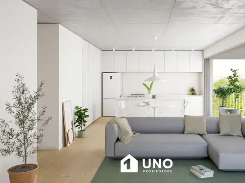 Montevideo y Juan Manuel de Rosas - Amplio Dpto de 2 Dormitorios.