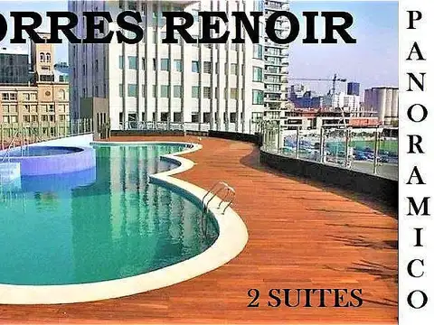 Alquiler AMOBLADO TORRES RENOIR Puerto Madero 2 suites - piso 25 MEJORADO