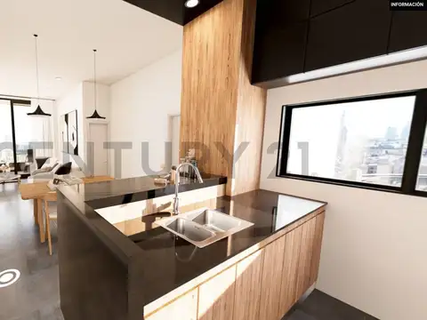 Departamento 3 ambientes con 1 baño