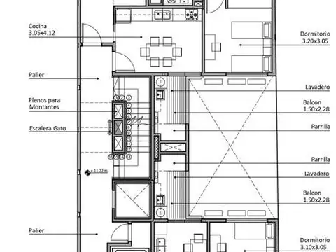 Departamento en Venta con 1 cocheras