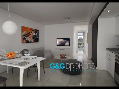 Departamento en Venta de 1 dormitorio