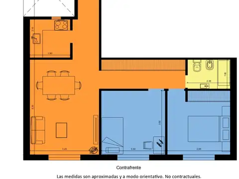 Departamento en Venta de 2 dormitorios