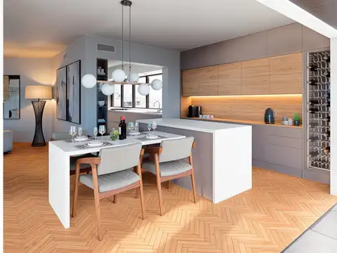 Departamento en Venta con 1 cocheras