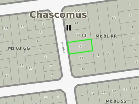 Terreno en Venta de 383,0 m2